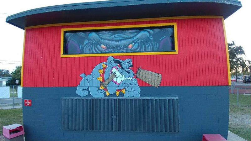 Custom Bulldog Stadium Wall Art 2